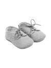 Il Gufo Lace-up Pre-walkers In Gray