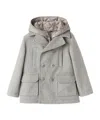 Il Gufo Layered Coat In Gray