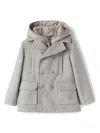 Il Gufo Layered Coat In Grey