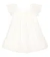 Il Gufo Layered Minidress In Milk/milk