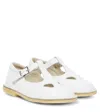 Il Gufo Leather Sandals In White