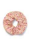 Il Gufo Leaves-print Scrunchie In White
