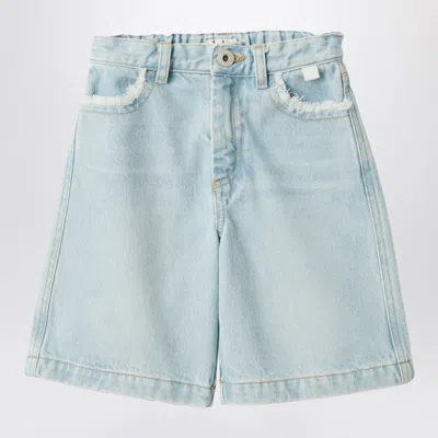 IL GUFO LIGHT BLUE DENIM BERMUDA