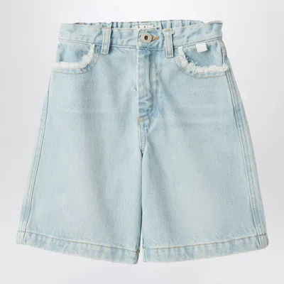 IL GUFO LIGHT BLUE DENIM BERMUDA