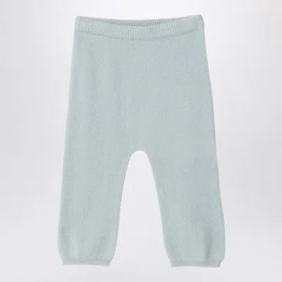 IL GUFO LIGHT GREEN WOOL LEGGINGS