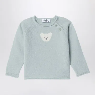 Il Gufo Light Green Wool Pullover