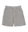 Il Gufo Linen Bermuda Shorts In Grey