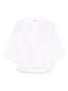 Il Gufo Linen Blouse In White