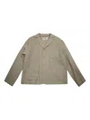 Il Gufo Linen Jacket In 绿色