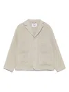 Il Gufo Linen Jacket In Neutrals