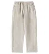Il Gufo Linen Pants In Beige