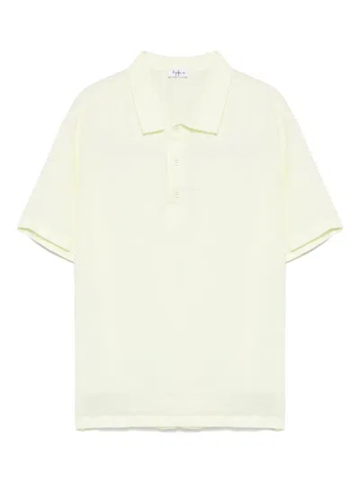 Il Gufo Kids' Linen Polo Shirt In Green