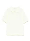Il Gufo Linen Polo Shirt In Yellow