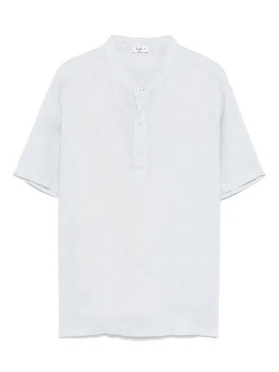 Il Gufo Kids' Linen Shirt In Blue