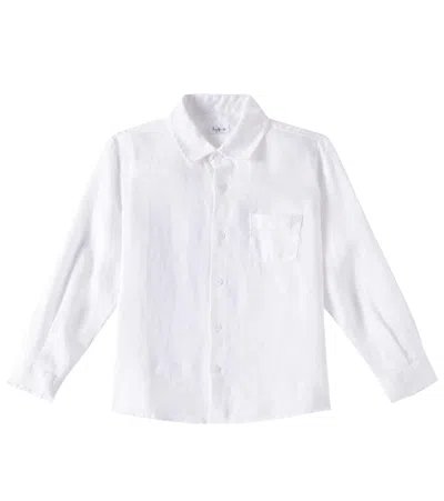Il Gufo Kids' Linen Shirt In White