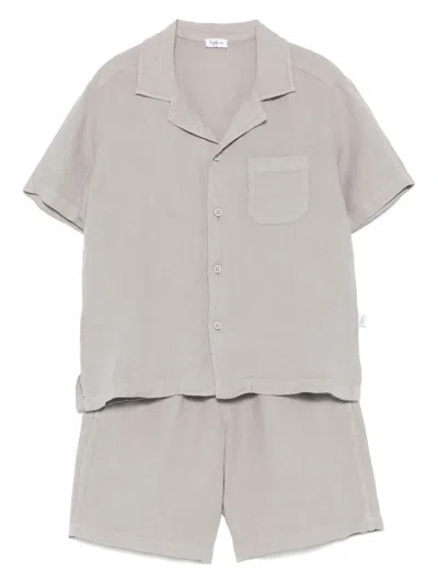 IL GUFO LINEN SHORTS SET