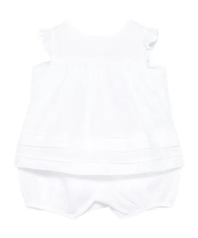 Il Gufo Linen Shorts Set In White