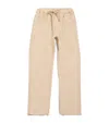 Il Gufo Linen Tie-waist Trousers In Beige