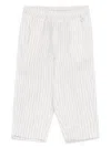 Il Gufo Linen Trousers In Grey