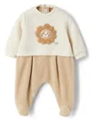 Il Gufo Lion Motif Body In Neutrals
