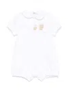 Il Gufo Logo-embroidered Body In White