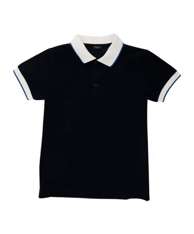 Il Gufo Logo-embroidered Piqué Polo Shirt In Black