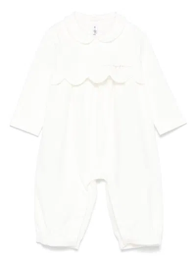 Il Gufo Babies' Logo-embroidered Romper In White