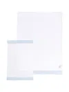 Il Gufo Logo-embroidered Sheet (115cm X 85cm) In White