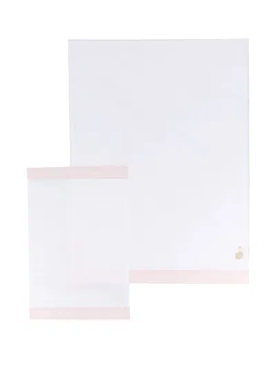 Il Gufo Logo-embroidered Sheet (115cm X 85cm) In White