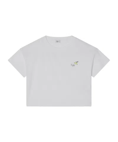 Il Gufo Kids' Logo-embroidered T-shirt In Metallic