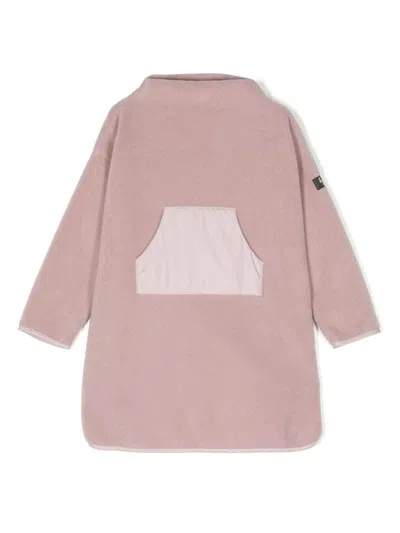 Il Gufo Kids' Logo-patch Dress In Nude