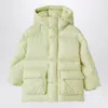 Il Gufo Long Down Jacket With Hood Yellow