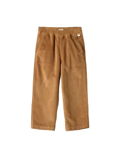Il Gufo Kids' Long Pants In Brown