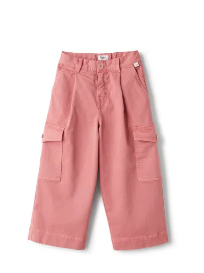 Il Gufo Kids' Long Pants In Fuchsia