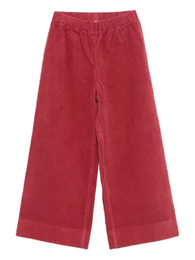 Il Gufo Kids' Long Pants In Red