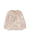 Il Gufo Long Sleeve Blouse In Multicolour