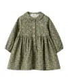 Il Gufo Long Sleeve Dress In Green