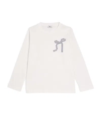 IL GUFO LONG-SLEEVE RIBBON T-SHIRT