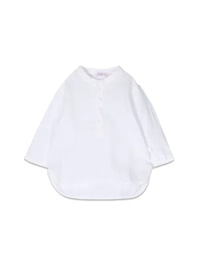 Il Gufo Babies' Long Sleeve Shirt In White