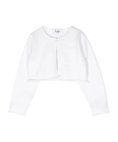 Il Gufo Long Sleeve Sweatshirt In White