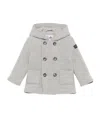 Il Gufo Long-sleeved Coat In Gray
