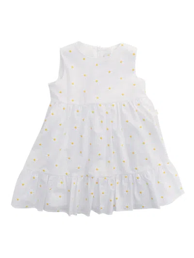 Il Gufo Kids' Long Sleeved Dress In White