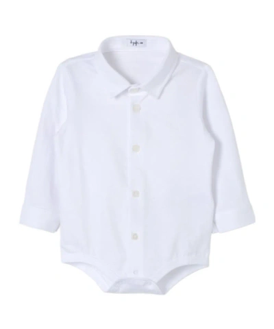 Il Gufo Long-sleeved Jumpsuit In White