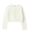 Il Gufo Open-knit Cardigan In White