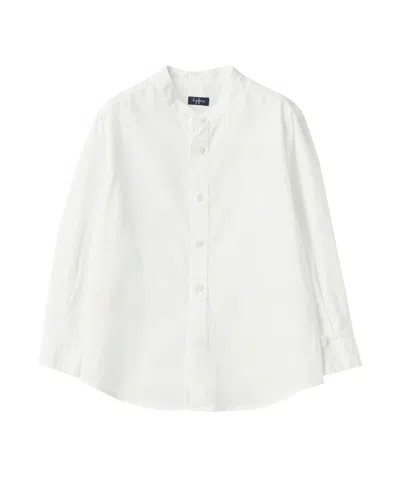 Il Gufo Long-sleeved Shirt In White