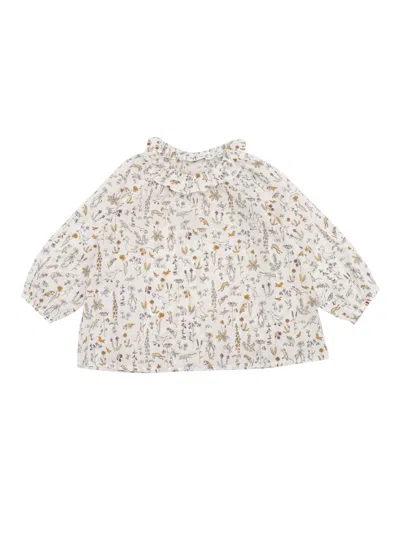Il Gufo Kids' Long Sleeved Shirt In White