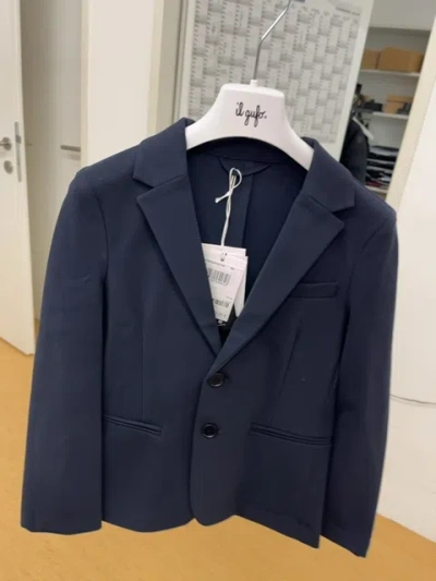 Il Gufo Kids' Long-sleeved Suit Coat In Black
