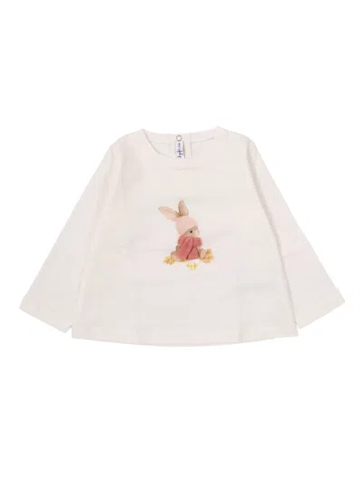 Il Gufo Kids' Long Sleeved T-shirt In Animal Print