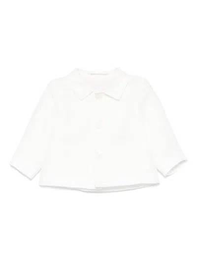 Il Gufo Babies' Long-sleeves Jacket In White