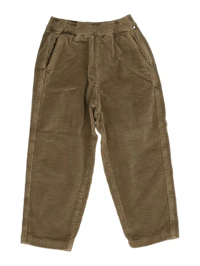 Il Gufo Kids' Long Trousers In Brown